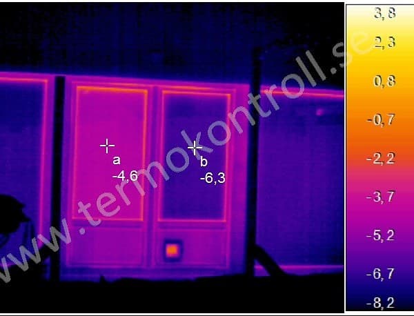 Värmekamera kontroll av energiläckage